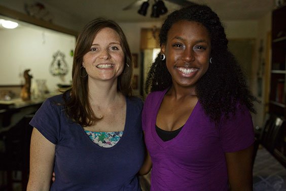 Michelle Roberts and Brooke Finch